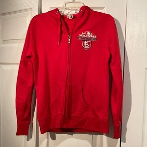 STL Cardinals full zip sweatshirt